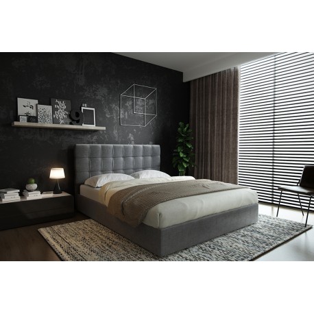 Elegantná posteľ TRIO s matracom a úložným priestorom 160x200
