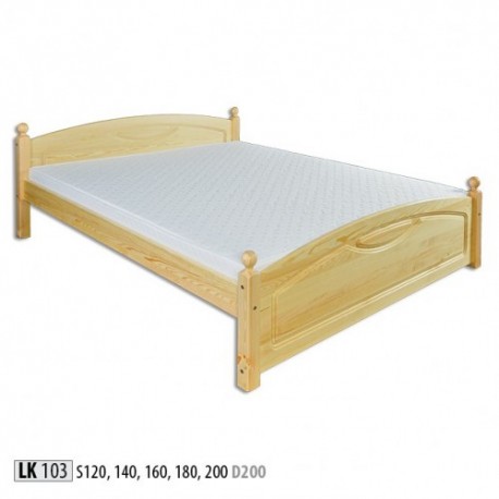 Drevená manželská posteľ LK103