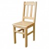 Jednoduchá drevená stolička KT103