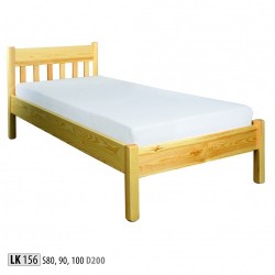 Masívna jednolôžková posteľ LK156