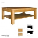 Dubový stolík s úložným priestorom s hrúbkou platne 4 cm ST310