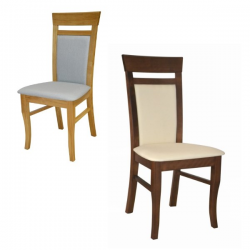 Čalúnená stolička s bukovou alebo dubovou kostrou