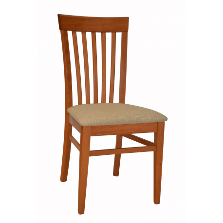 Elegantná jedálenská stolička z masívu