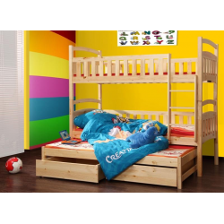 Detská poschodová posteľ s prístelkou WOX 7
