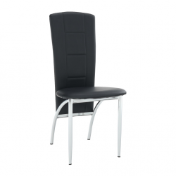 Jedálenská stolička - čierna
