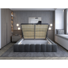 Manželská posteľ LAMICA - úložný priestor a rošt