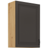 	Horná 1-dverová skrinka s výškou 90 cm STILO grafit/artisan