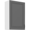 	Horná 1-dverová skrinka s výškou 90 cm STILO dust grey/biela