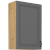 	Horná 1-dverová skrinka s výškou 90 cm STILO dust grey/artisan
