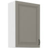 Horná 1-dverová skrinka s výškou 90 cm STILO clay grey/biela