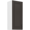 	Horná 1-dverová skrinka s výškou 90 cm STILO grafit/biela