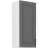 Horná 1-dverová skrinka s výškou 90 cm STILO dust grey/biela