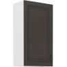 Horná 1-dverová skrinka s výškou 90 cm STILO grafit/biela