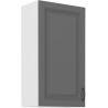 	Horná 1-dverová skrinka s výškou 90 cm STILO dust grey/biela