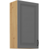 Horná 1-dverová skrinka s výškou 90 cm STILO dust grey/artisan