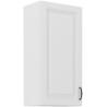 Horná 1-dverová skrinka s výškou 90 cm STILO biela/biela