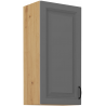 	Horná 1-dverová skrinka s výškou 90 cm STILO dust grey/artisan