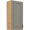 Horná 1-dverová skrinka s výškou 90 cm STILO clay grey/artisan
