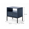 Nočný stolík MONO MS54 - modrá