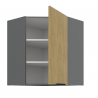  Horná skrinka Cremona 60x60 GN-72 1F (45°) - sivá