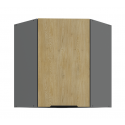 Horná rohová skrinka Cremona 60x60 GN-72 1F (45°)