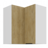  Horná rohová skrinka Cremona 60x60 GN-72 2F (90°) - biela