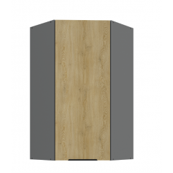  Horná skrinka Cremona 60x60 GN-108 1F (45°) - sivá