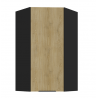  Horná skrinka Cremona 60x60 GN-108 1F (45°) - čierna