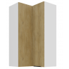  Horná rohová skrinka Cremona 60x60 GN-108 2F (90°) - biela