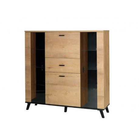 Vitrínová komoda John 3