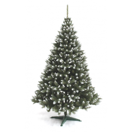 Umelý vianočný stromček smrek horský so striebornou jarabinou