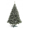 Umelý vianočný stromček smrek horský so striebornou jarabinou