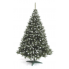 Umelý vianočný stromček smrek horský so striebornou jarabinou