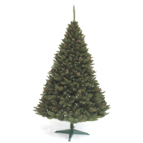 Umelý vianočný stromček smrek horský so šiškami