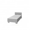 Posteľ Smyk sivá