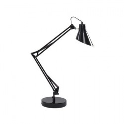 Čierna kancelárska stolová lampa 